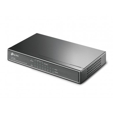 TP-LINK TL-SG1008P, 8-Port Gigabit Desktop PoE Switch, 8 Gigabit RJ45 ports including 4 PoE ports, 53W PoE Power supply, steel case