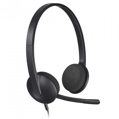 Casti Logitech USB H340