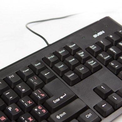 Tastatura SVEN Standard 303 Power / USB+PS/2 / Black