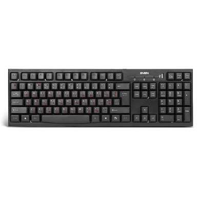 SVEN Standard 304 USB+HUB, Keyboard, USB 2.0 Hub 1-port, Black SVEN Standard 304 USB+HUB, Keyboard, USB 2.0 Hub 1-port, Black