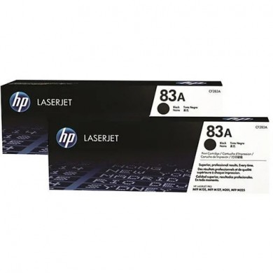HP 83A Black Dual Pack Original Toner Cartridge for LaserJet Pro M125, M127, M225 Series, 1500 pages
