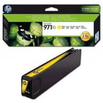 HP 971XL (CN628AE) High Yield Yellow Ink Cartridge for HP Officejet Pro X476dw, HP Officejet Pro X576dw, HP Officejet Pro X451dw, HP Officejet Pro X551dw, 6600 p.