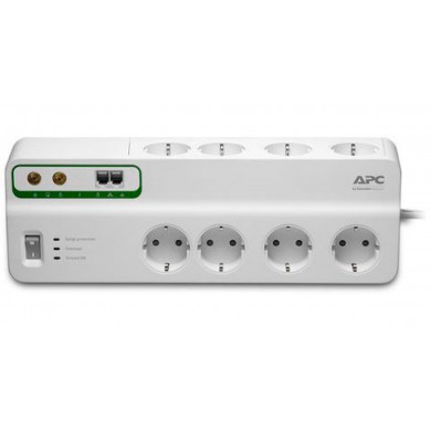 Surge Protector APC Performance SurgeArrest 8 outlets with Phone & Coax Protection 230V Russia