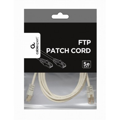 FTP Cat.5e Patch Cord, 1m, Grey