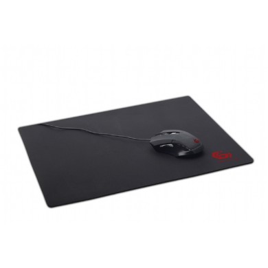 Gembird Mouse pad MP-GAME-L, Gaming, Dimensions: 400 x 450 x 3 mm, Material: natural rubber foam + fabric, Black