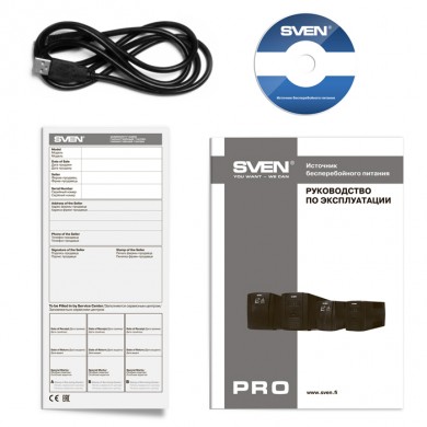 UPS SVEN Pro 1000 (USB) / AVR / 1000VA  / 720W