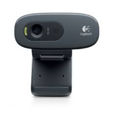 Logitech HD Webcam C270, Microphone, HD 720p video calls & recording, 3 Megapixel images,USB 2.0