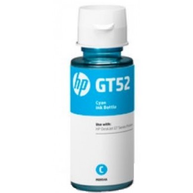 HP GT52 (M0H54AE) Cyan Original Ink Bottle (~8,000 pages), (for HP Ink Tank 115, HP Ink Tank 315/319, HP Ink Tank Wireless 415/419, DeskJet G5810/G5820)