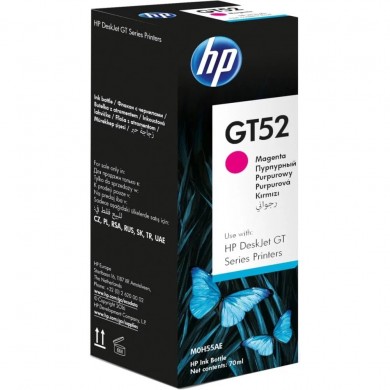 HP GT52 (M0H55AE) Magenta Original Ink Bottle (~8,000 pages), (for HP Ink Tank 115, HP Ink Tank 315/319, HP Ink Tank Wireless 415/419, DeskJet G5810/G5820)