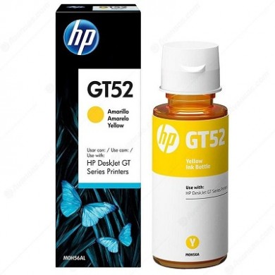 HP GT52 (M0H56AE) Yellow Original Ink Bottle (~8,000 pages), (for HP Ink Tank 115, HP Ink Tank 315/319, HP Ink Tank Wireless 415/419, DeskJet G5810/G5820)