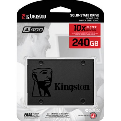 SSD 2.5&rdquo; Kingston A400 240GB (SA400S37/240G)