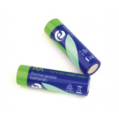 EnerGenie EG-BA-AA26-01 Ni-MH rechargeable AA batteries, 2600mAh, 2pcs blister pack