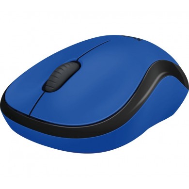Logitech Wireless Mouse M220 Blue, Silent Optical Mouse for Notebooks, Nano receiver, Blue, Retail