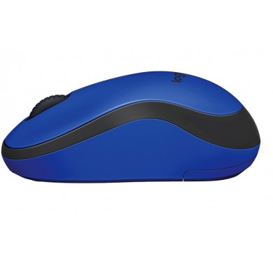 Logitech Wireless Mouse M220 Blue, Silent Optical Mouse for Notebooks, Nano receiver, Blue, Retail