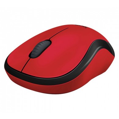 Logitech Wireless Mouse M220 Red, Silent Optical Mouse for Notebooks, Nano receiver, Red, Retail
