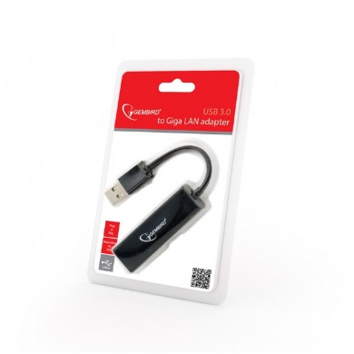 USB 3.0 / Gigabit Ethernet Adapter  / Gembird NIC-U3-02