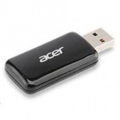 ACER USB WIRELESS ADAPTER DUAL BAND, Compatible with K130, K135, K135i, K335, P1273B, P1373WB, P5207B, P5307WB, P7500, P7505 projectors