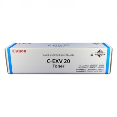 Toner Canon C-EXV20 Cyan, (1606g/appr. 35 000 pages 10%) for Canon imagePRESS C7xxx,C6xxx