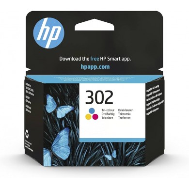 HP 302 (F6U65AE) Tri-color Original Ink Cartridge for HP DeskJet 1110 Printer,HP OfficeJet 3830/3636/5230,HP DeskJet 2130/3636,HP ENVY 4523/4527/4520 HP 302 (F6U65AE) Tri-color Original Ink Cartridge for HP DeskJet 1110 Printer,HP OfficeJet 3830/3636/5230,HP DeskJet 2130/3636,HP ENVY 4523/4527/4520