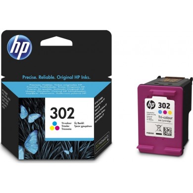 HP 302 (F6U65AE) Tri-color Original Ink Cartridge for HP DeskJet 1110 Printer,HP OfficeJet 3830/3636/5230,HP DeskJet 2130/3636,HP ENVY 4523/4527/4520 HP 302 (F6U65AE) Tri-color Original Ink Cartridge for HP DeskJet 1110 Printer,HP OfficeJet 3830/3636/5230,HP DeskJet 2130/3636,HP ENVY 4523/4527/4520