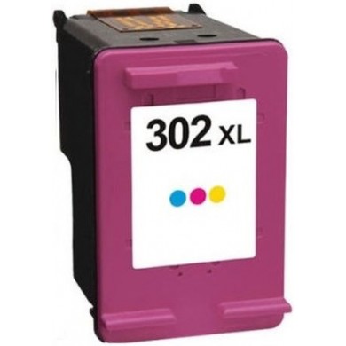 HP 302XL (F6U67AE) High Yield Tri-color Original Ink Cartridge for HP DeskJet 1110 Printer,HP OfficeJet 3830/3636/5230,HP DeskJet 2130/3636,HP ENVY 4523/4527/4520, 330 p.