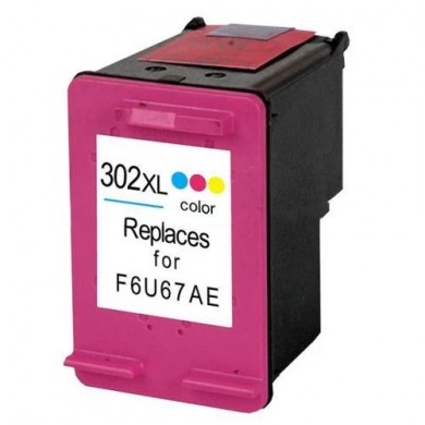 HP 302XL (F6U67AE) High Yield Tri-color Original Ink Cartridge for HP DeskJet 1110 Printer,HP OfficeJet 3830/3636/5230,HP DeskJet 2130/3636,HP ENVY 4523/4527/4520, 330 p.
