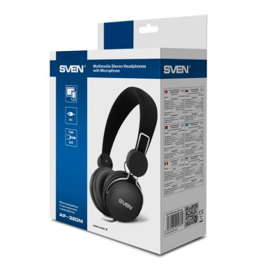 Casti SVEN AP-320M Black