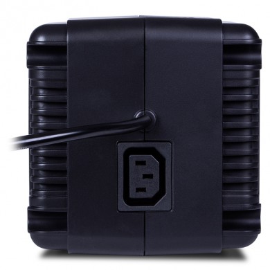 SVEN VR-V1000, 500W, Automatic Voltage Regulator, 2x Schuko outlets+1x ІЕС 320, Input voltage: 184-285V, Output voltage: 230V &plusmn; 10%, diod indicators on the front panel, plastic body, Black