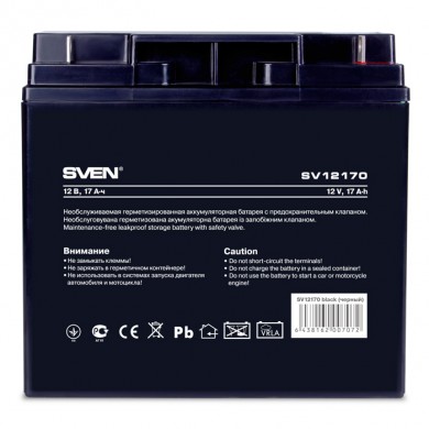 SVEN SV12170, Battery 12V 17AH