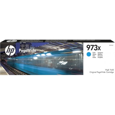 HP 973X (F6T81AE) High Yield Cyan Original PageWide Cartridge for HP PageWide Pro 452dw HP PageWide Pro 477dw, 7000 p.