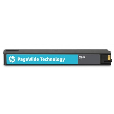 HP 973X (F6T81AE) High Yield Cyan Original PageWide Cartridge for HP PageWide Pro 452dw HP PageWide Pro 477dw, 7000 p.