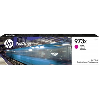 HP 973X (F6T82AE) High Yield Magenta Original PageWide Cartridge for HP PageWide Pro 452dw HP PageWide Pro 477dw, 7000 p.