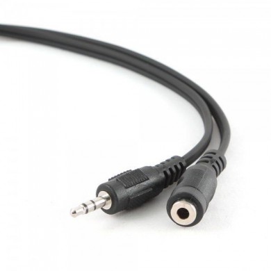 Audio cable 3.5mm - 5m - Cablexpert CCA-423-5M, 3.5 mm stereo audio extension cable, 5m, 3.5mm stereo plug to 3.5mm stereo socket