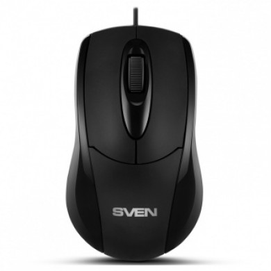 SVEN RX-110, Optical Mouse, 1000 dpi, USB, Black