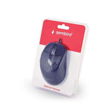 Gembird MUS-6B-01, Optical Mouse, 6-button, 1600dpi, USB, Black