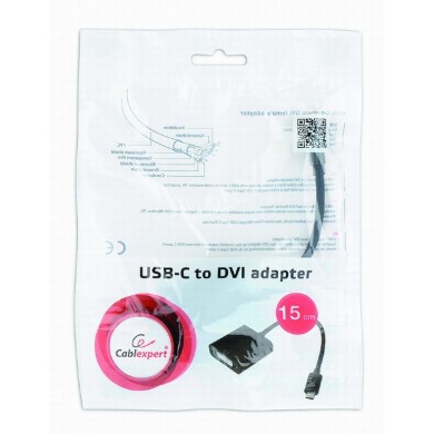 Adaptor Gembird  A-CM-DVIF-01, USB-C to DVI