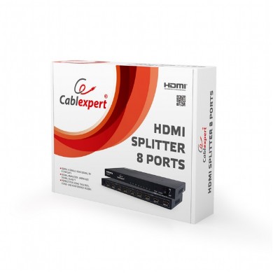 Splitter Cablexpert - DSP-8PH4-03, HDMI 8 ports