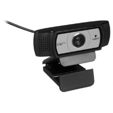 Logitech Business C930e Webcam, 2 omni directional Microphones, Autofocus, Full HD 1080p 30fps/720p 60fps video streaming, H.264 video compression, Zoom to 4X, Tripod ready, RightLight2&RightSound, USB 3.0 Ready