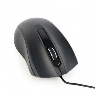 Gembird MUS-3B-01, Optical Mouse, 1000dpi, USB, 1.35m cable, Black