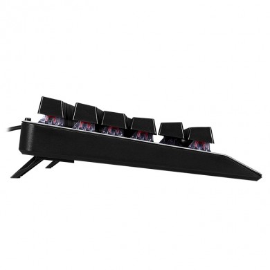 SVEN KB-G9700 RGB Mechanical Gaming Keyboard, Top metal panel, Red switches, Mechanical keys 104 keys, Full key anti-ghosting, 12 Fn-keys, Backlight (RGB), USB, Black, Rus/Ukr/Eng
