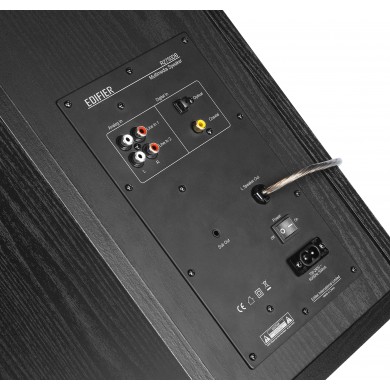 Edifier R2750DB (Bluetooth) Black, 2.0/ 136W (2x68W) RMS, Three-amping, Hi-Fi, Audio in: Bluetooth, two digital (Optical, Coaxial) & two analog (RCA), remote control, wooden, (6.5&rdquo;+4&rdquo;+3/4&rdquo;)