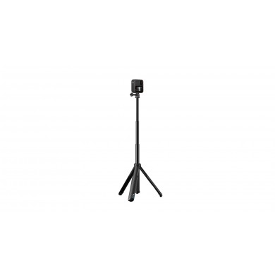 GoPro Max Grip + Tripod - for capturing 360 footage without the grip in your shot. Use it as a camera grip, extension pole or quick-deploy tripod. Compatible with all GoPro cameras.