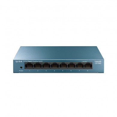 Switch TP-LINK LS108G / 8 port / Gigabit / RJ45 / steel case, LiteWave, Green Technology