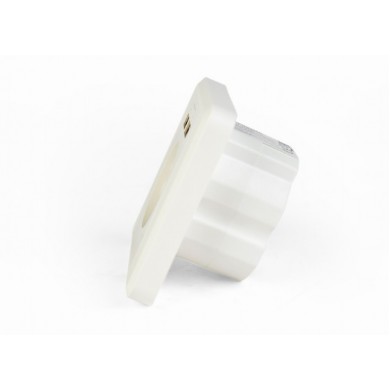 Socket  GEMBIRD AC wall socket with 2 port USB charger, 2.4A, USB charger: 2 ports, 5 V DC up to 2.4 A / 12 W (total), AC rating: up to 250 V, up to 16 A