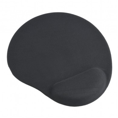 Gembird MP-GEL-BK, Gel mouse pad with wrist support, black