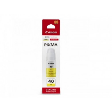 Ink Bottle Canon INK GI-40 Y (3402C001), Yellow, 70ml for Canon Pixma G6040/ G5040/ GM7040, 7700 p.