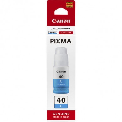 Ink Bottle Canon INK GI-40 C (3400C001), Cyan, 70ml for Canon Pixma G6040/ G5040/ GM7040, 7700 p.