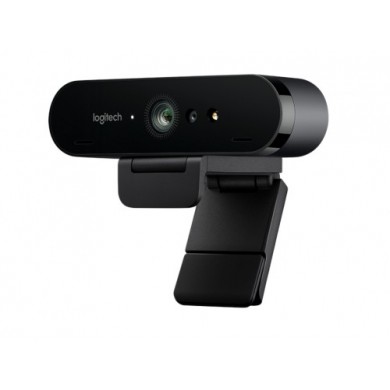 Logitech Webcam BRIO ULTRA HD PRO, 4K Ultra HD webcam with HDR and Windows Hello support