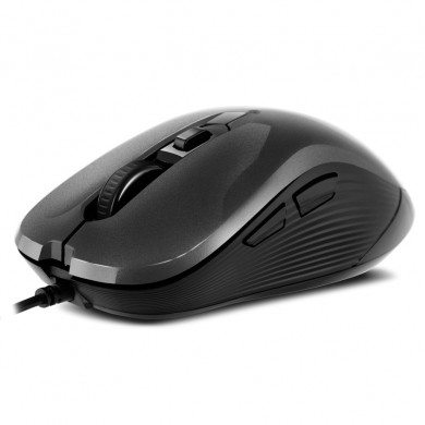 SVEN RX-520S, Optical Mouse, Antistress Silent 3200 dpi, USB, Dark Gray