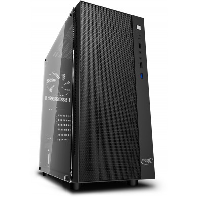 Carcasa DEEPCOOL MATREXX 55 MESH / w/oPSU / Side panel / ATX / Black